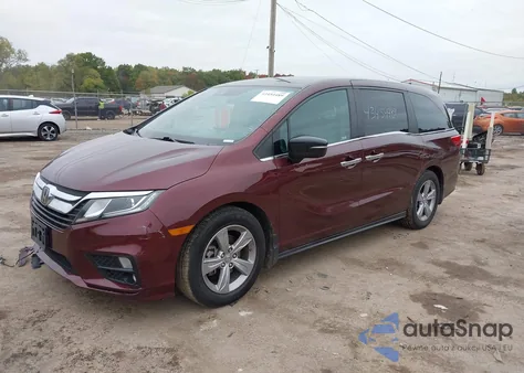 2019 Honda Odyssey Ex из США, поврежденный, VIN 5FNRL6H50KB133203